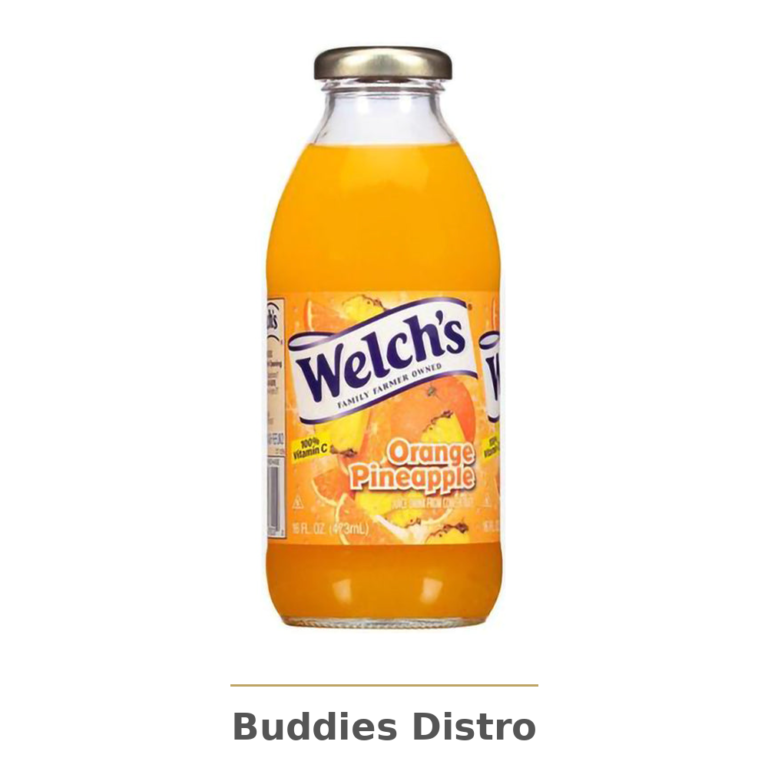 WELCHS ORANGE PINE JU 16OZ 12C