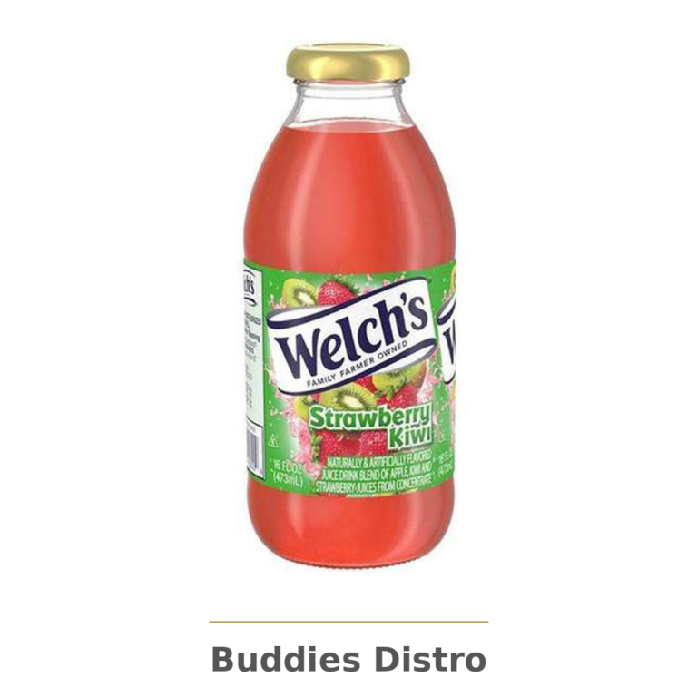 WELCHS STRAW KIWI JU 16OZ 12C
