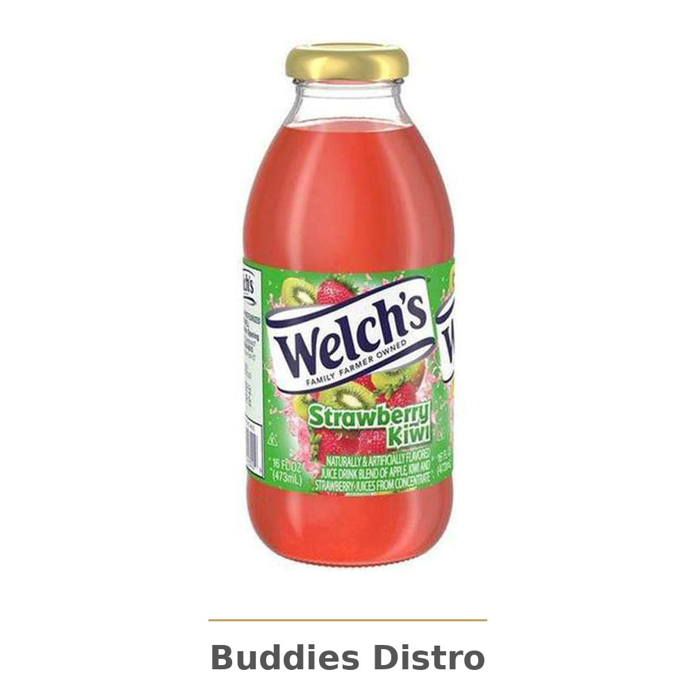 WELCHS STRAW KIWI JU 16OZ 12C