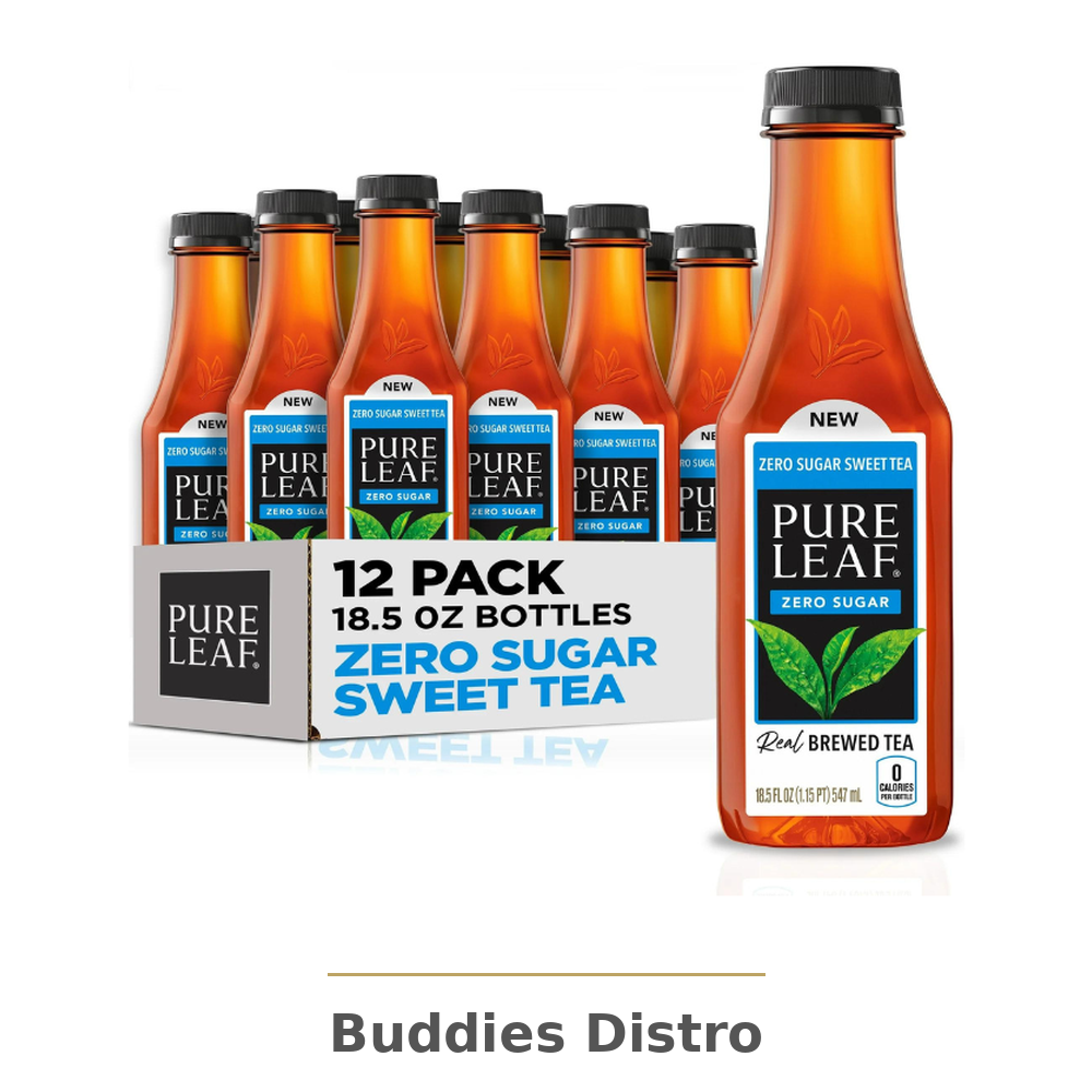 PURE LEAF ZERO SUG 18.5OZ 12CT