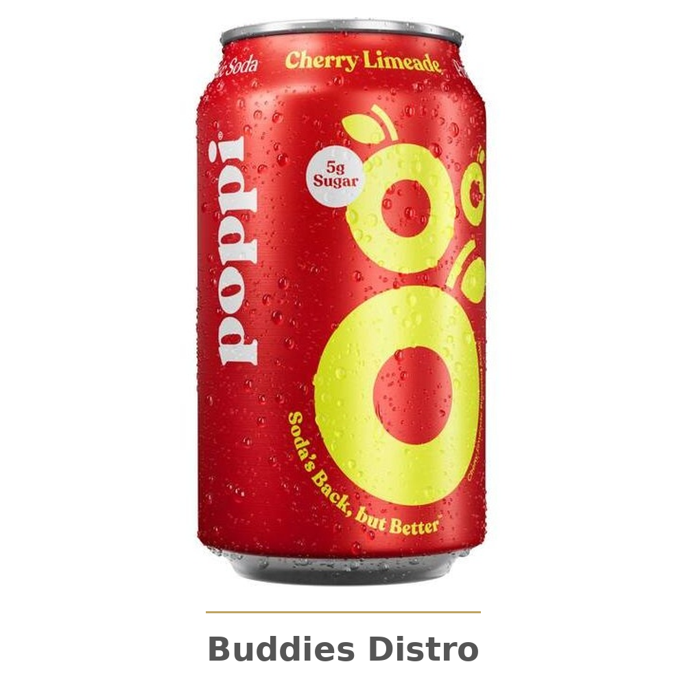 POPPI CHERRY LIMEADE 12OZ 12CT
