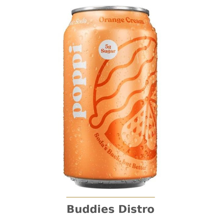 POPPI ORANGE CREAM 12OZ 12CT