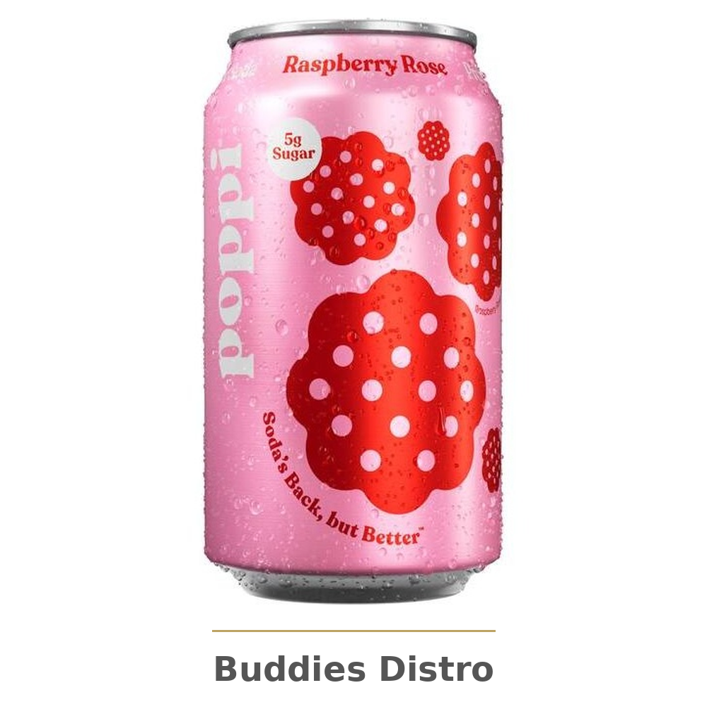 POPPI RASPBERRY ROSE 12OZ 12CT