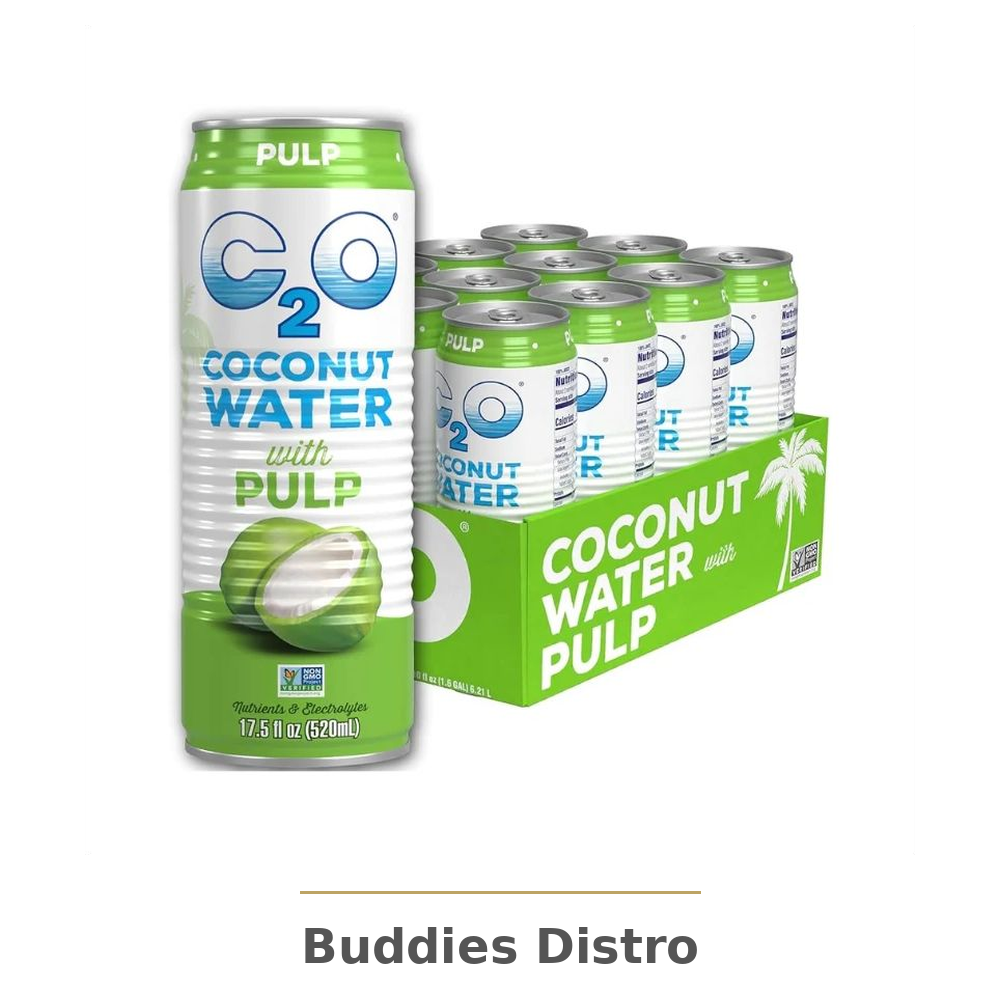 C2O PURE COCONUT W PULP 17.5OZ