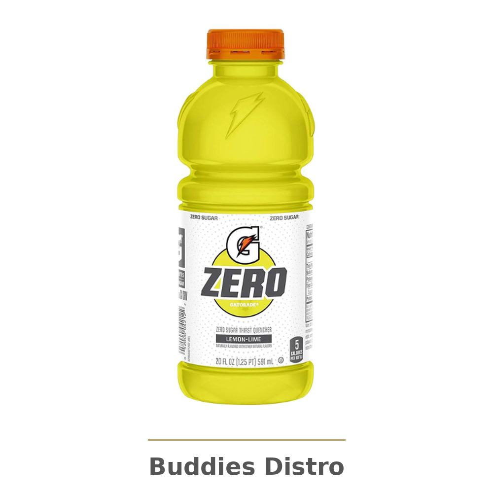 GATORADE ZERO LEM LI 20OZ/ 8PK