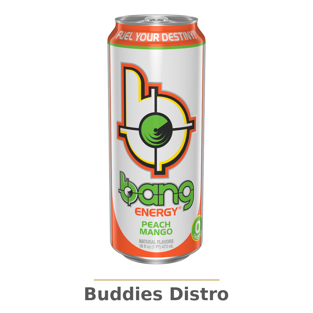 BANG PEACH MANGO 16OZ