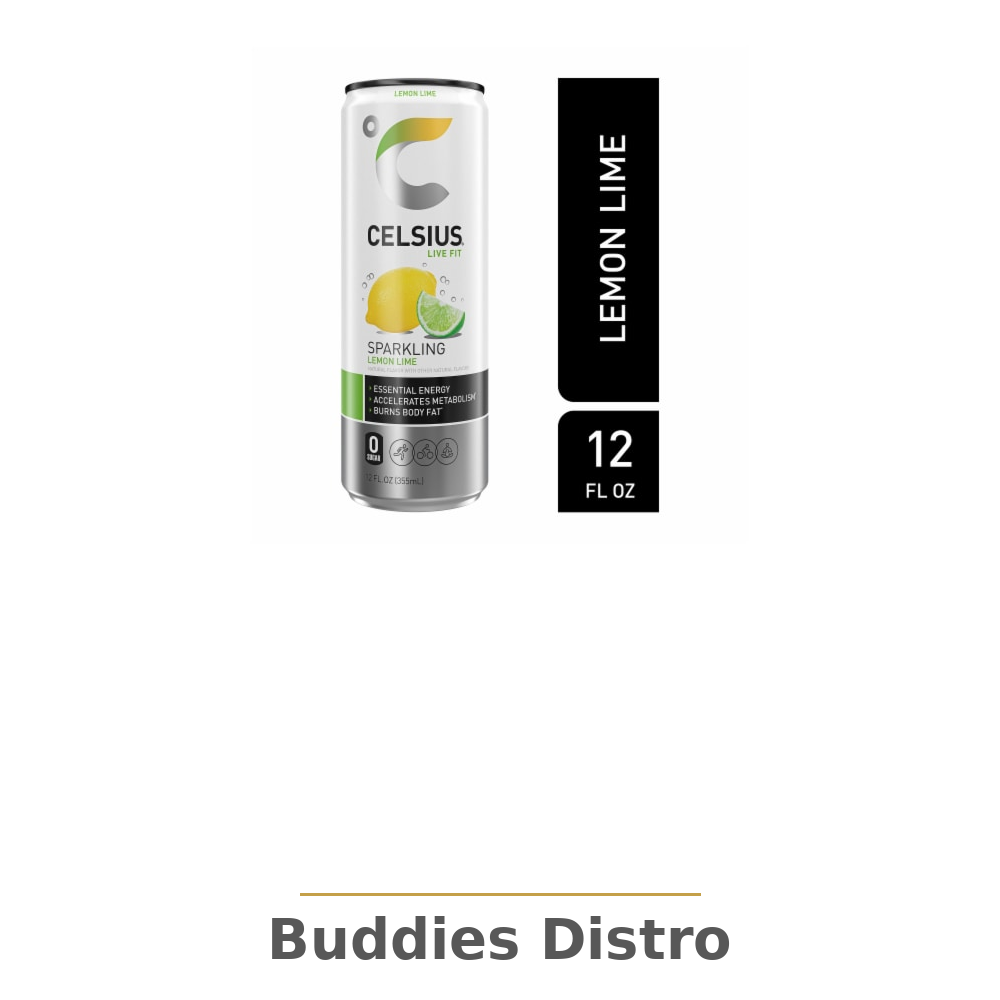 CELCIUS LEMON LIME 12OZ 12PK
