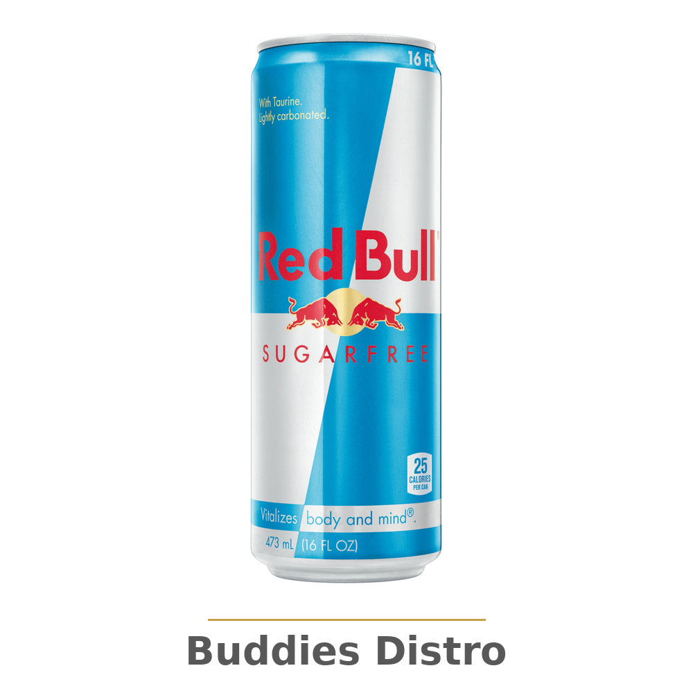REDBULL SUGAR FREE 16 OZ 12PK