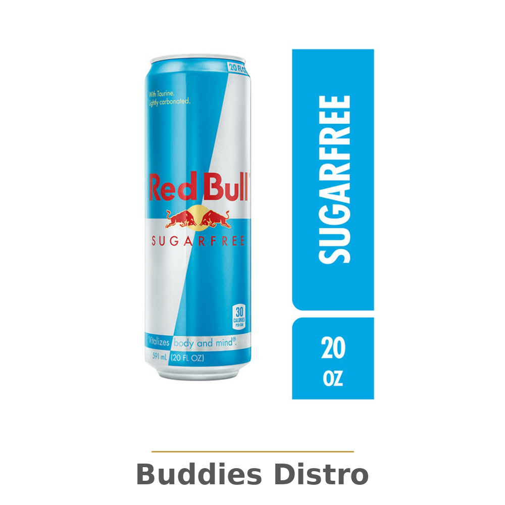 REDBULL SUGAR FREE 20 OZ 12PK