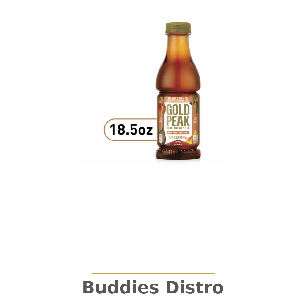 GOLD PEAK PEACH TEA 18.5OZ