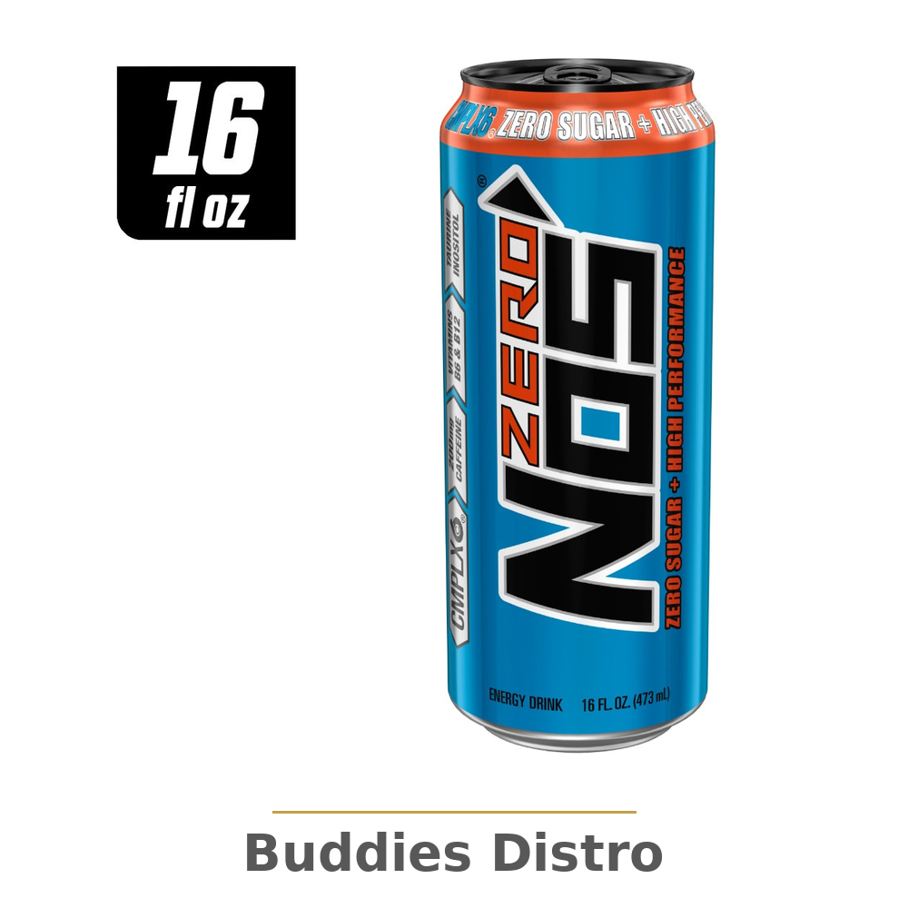 NOS ZERO SUGAR 16OZ