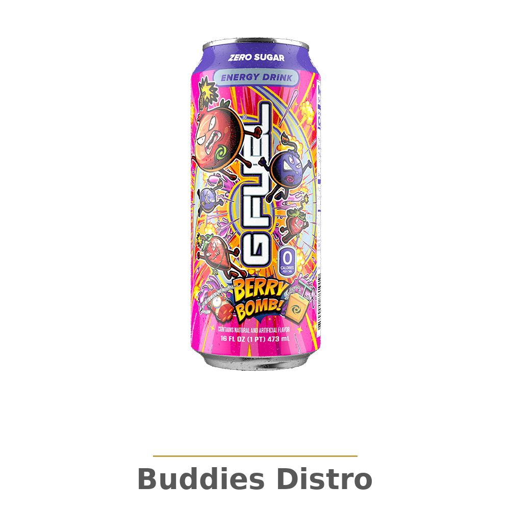 G FUEL BERRY BOMB 16OZ CANS 12