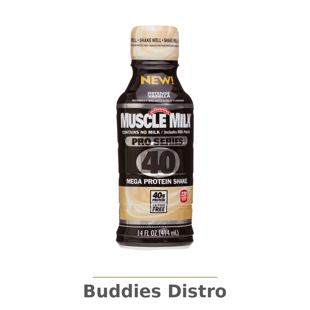 MUSCLE PRO VANILLA 40G 14OZ
