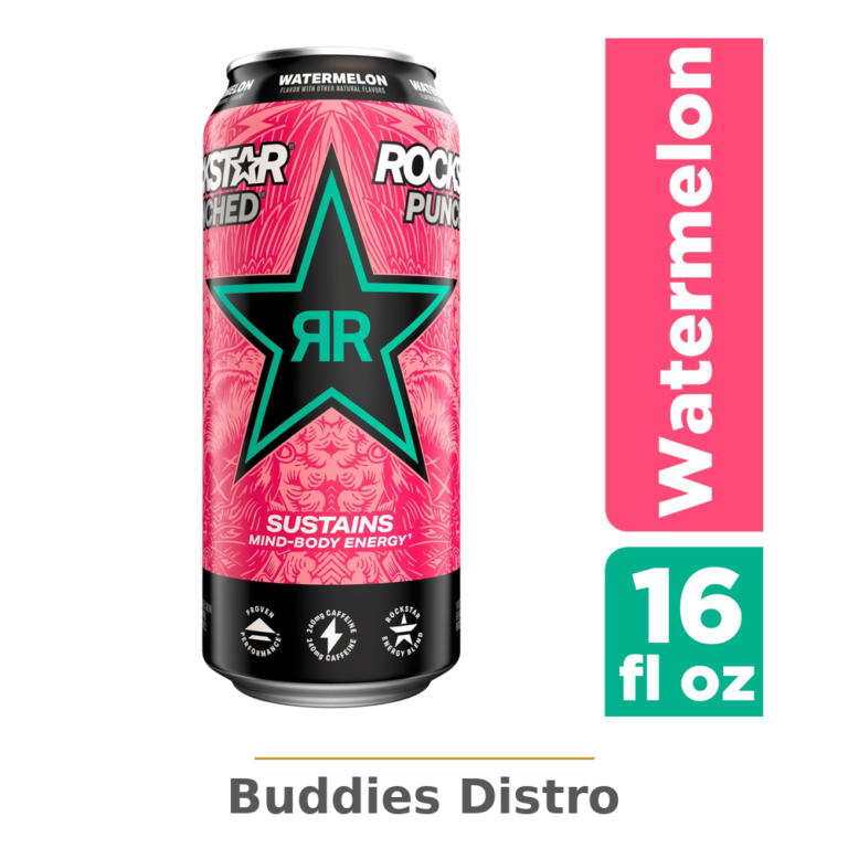 ROCKSTAR WATERMELON 16OZ 12PK