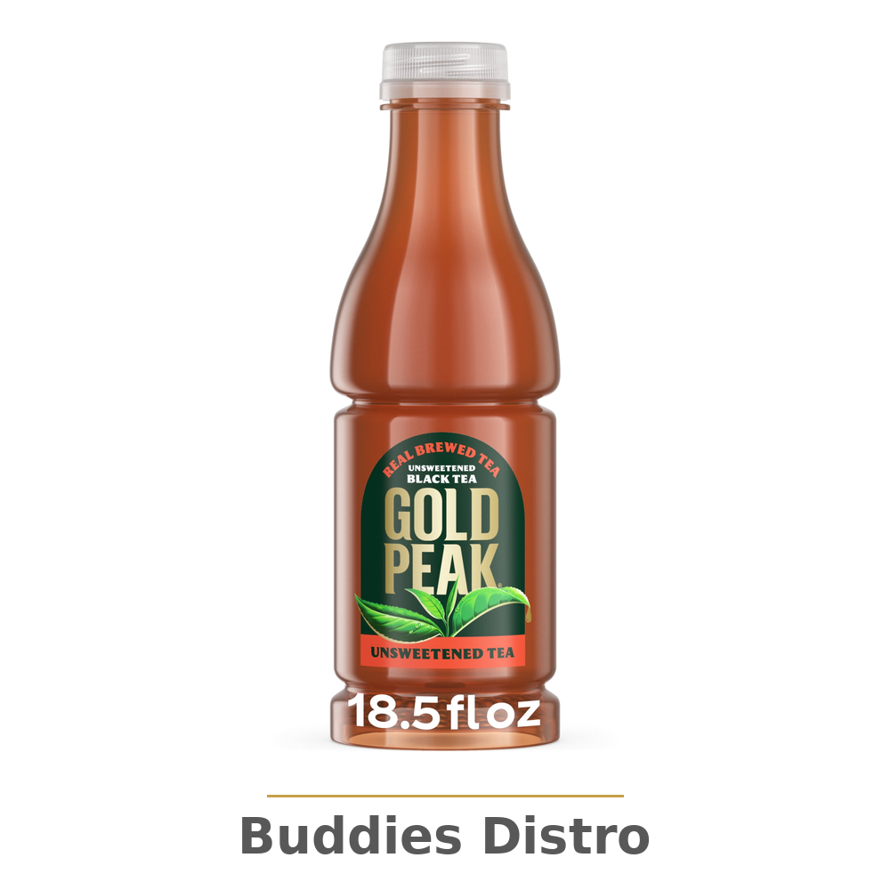 GOLD PEAK UNSWEET TEA 18.5OZ