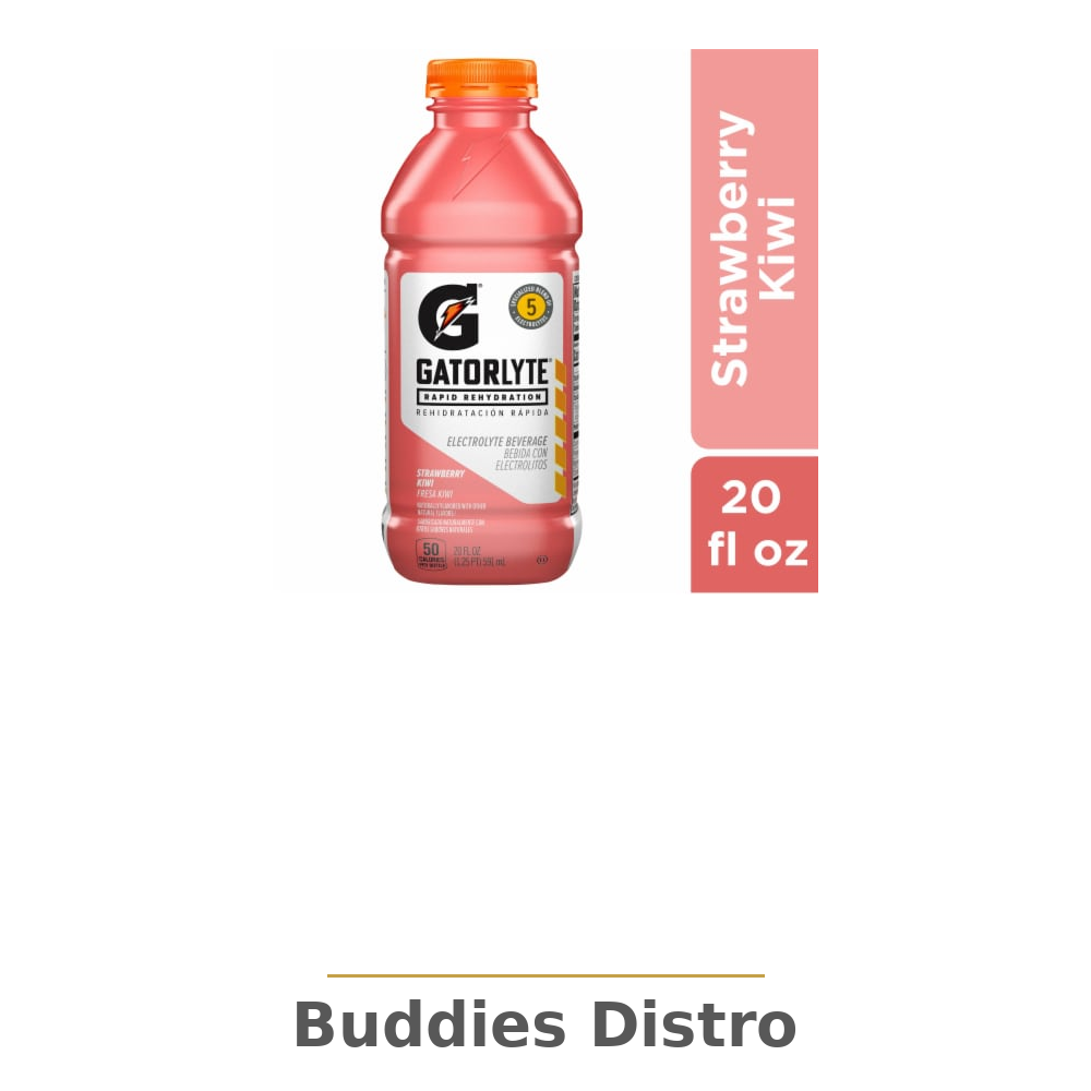 GATORLYTE STRAWBERRY KIWI 20OZ