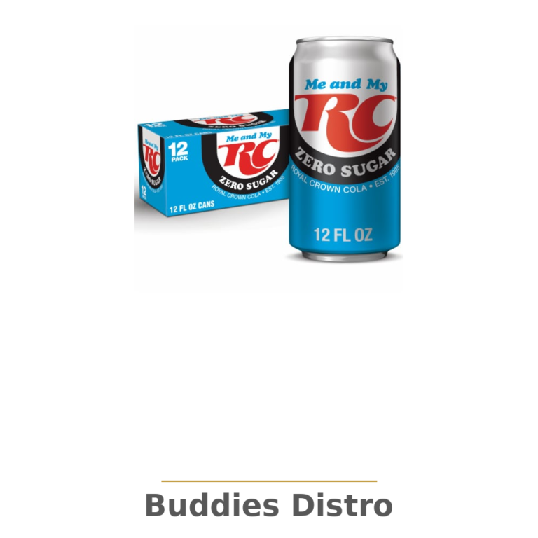 12 PK ZERO RC COLA CAN