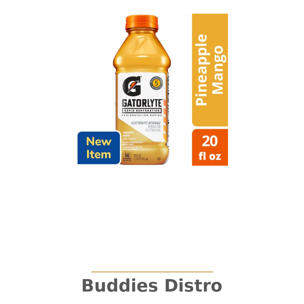 GATORLYTE PINEAPPLE MANGO 20OZ