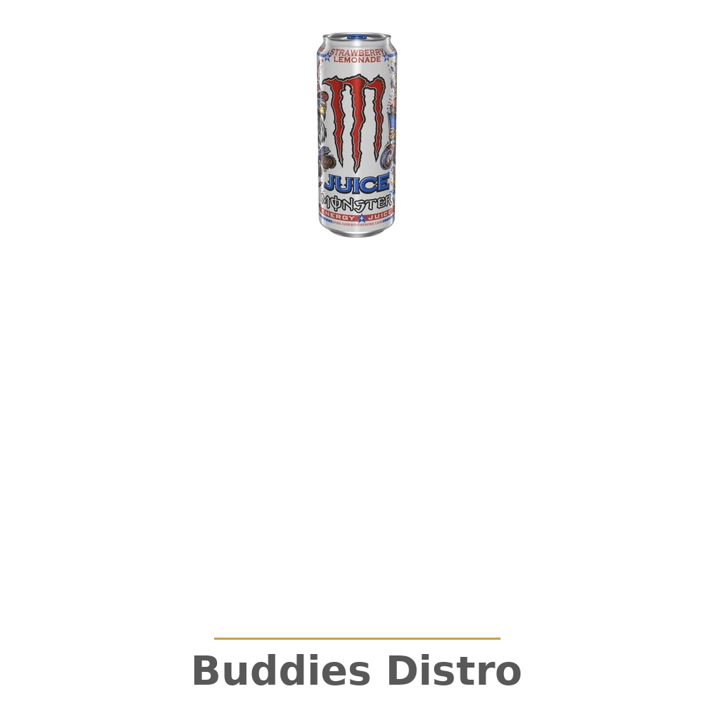 MONSTER JUICE STRAW LMND 16OZ