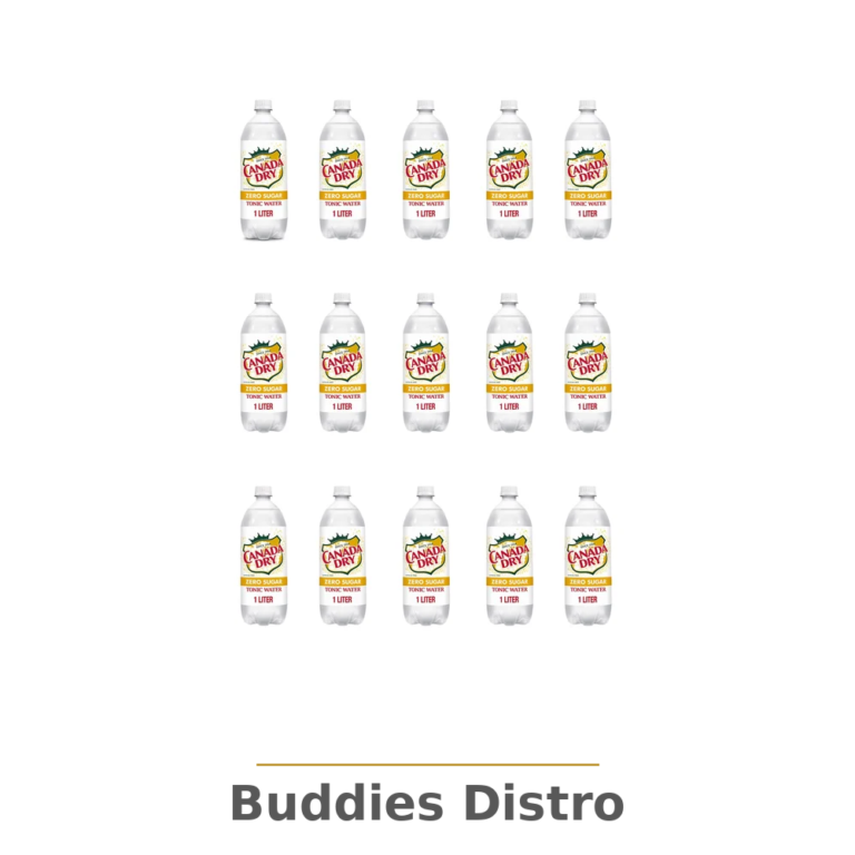1 LITER ZERO TONIC WATER 15CT