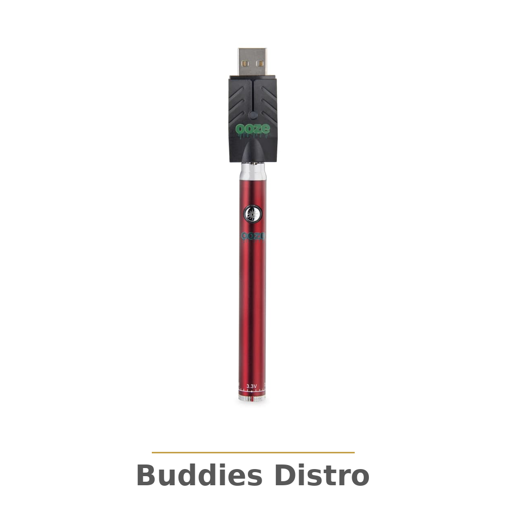 OOZE SLIM TWIST PEN RUBY RED