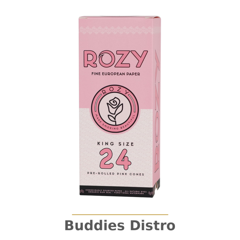 ROZY PINK KING CONE 24PK 1CT