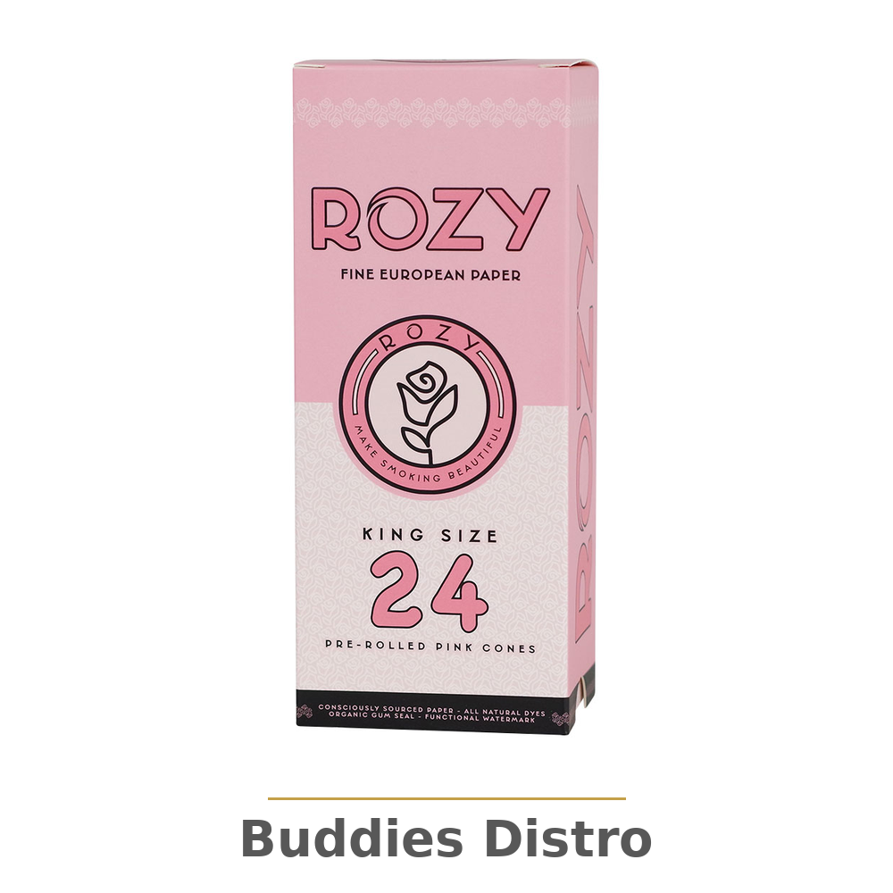 ROZY PINK KING CONE 24PK 1CT