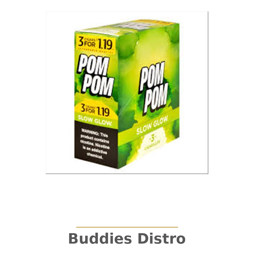 POMPOM SLOWGLOW 3/$1.19 15/3PK