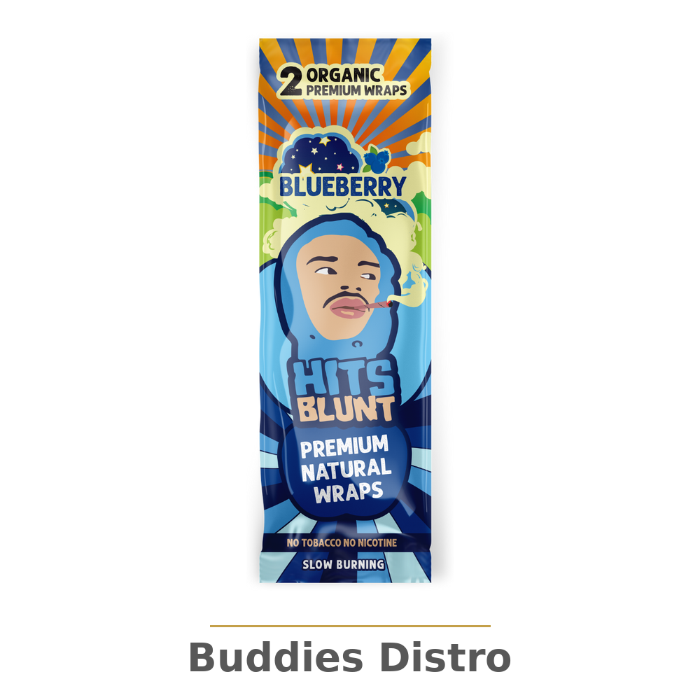 HITS BLUNT BLUEBER WRAP 25/2CT
