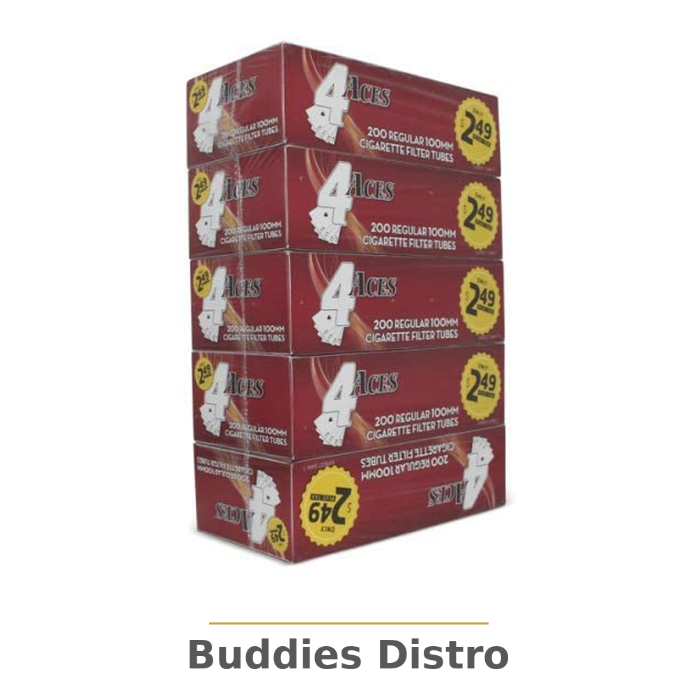 4 ACES 2.49 RED 100 TUBES