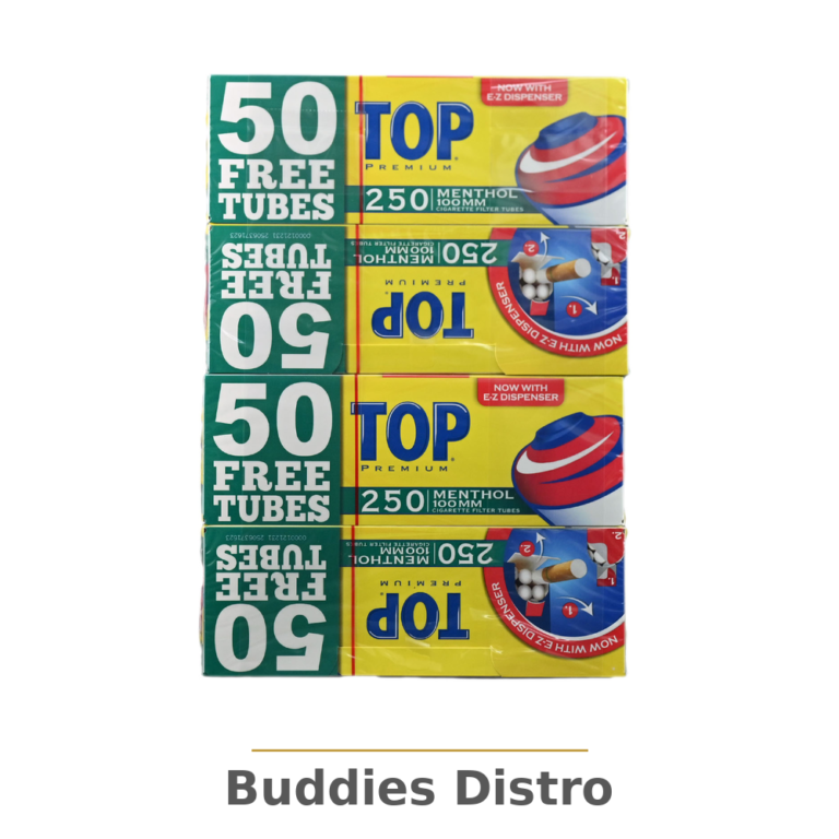 TOP TUBES MENTHOL 100 250/4PK