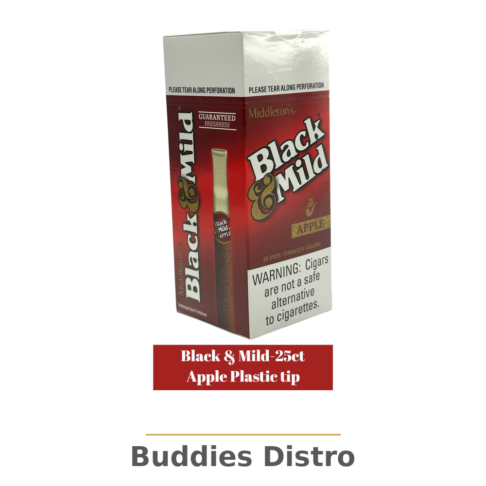 BLK & MLD APPLE 25PK PT