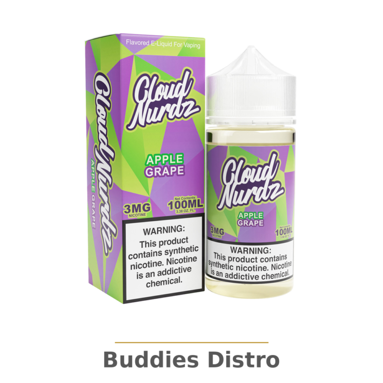 CLOUD NURDZ APPLE GRAPE 3MG
