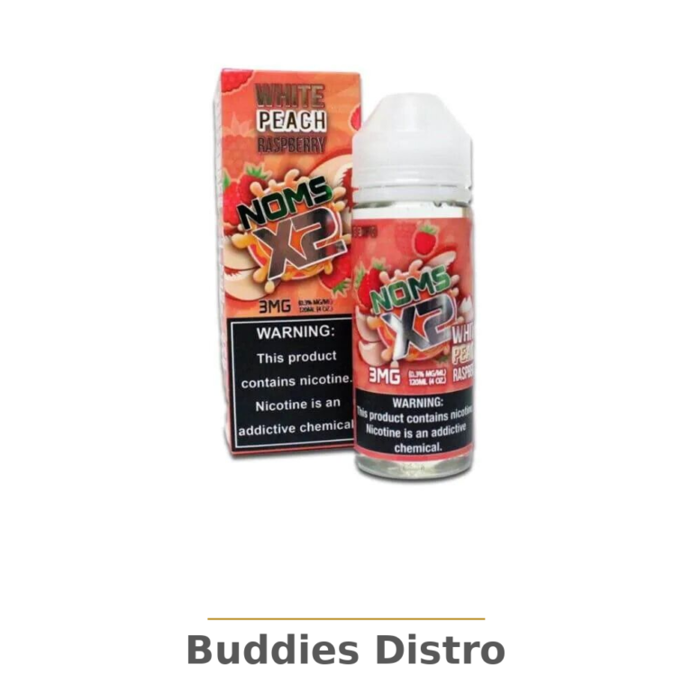 NOMS X2 WHI PEA RASP 3MG120ML