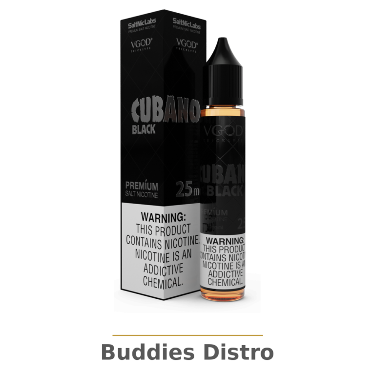 VGOD CUBANO BLACK 25MG
