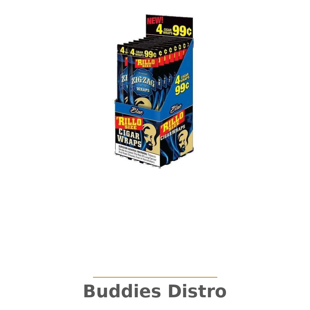 ZIG ZAG RILLO BLUE 15/4 PK