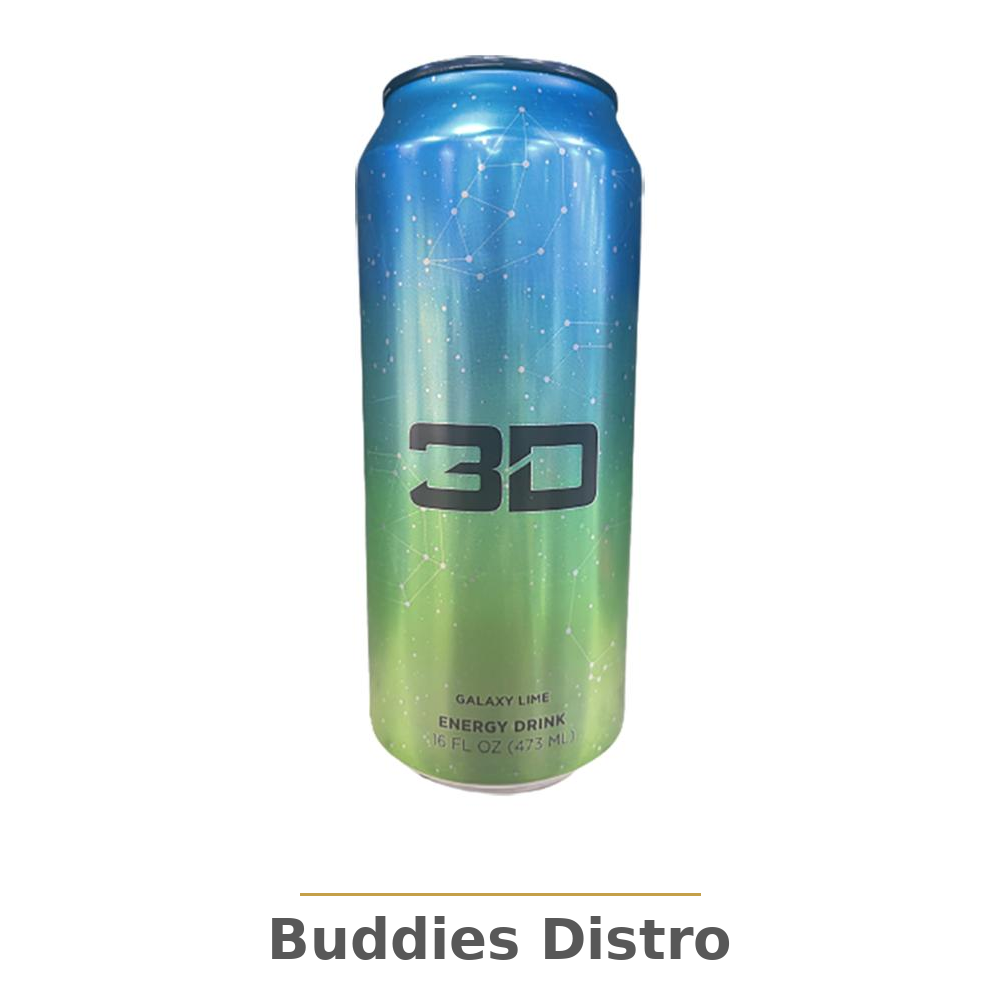 16OZ 3D ENERGY GALAXY LIME