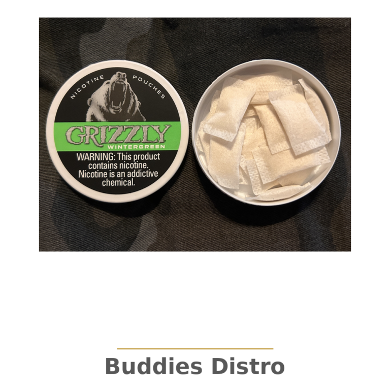 GRIZZLY NIC 7MG WINTERGREEN
