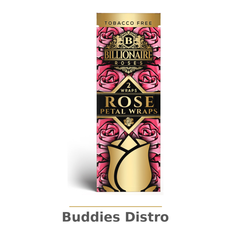 BILLIONAIRES WRAP ROSE 25/2PK
