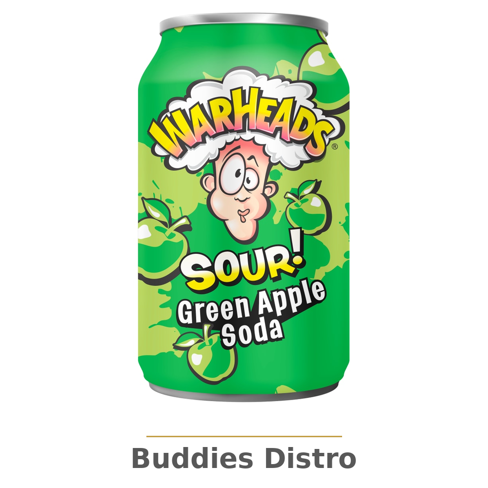 WARHEADS GREEN APPLE SOUR 12OZ