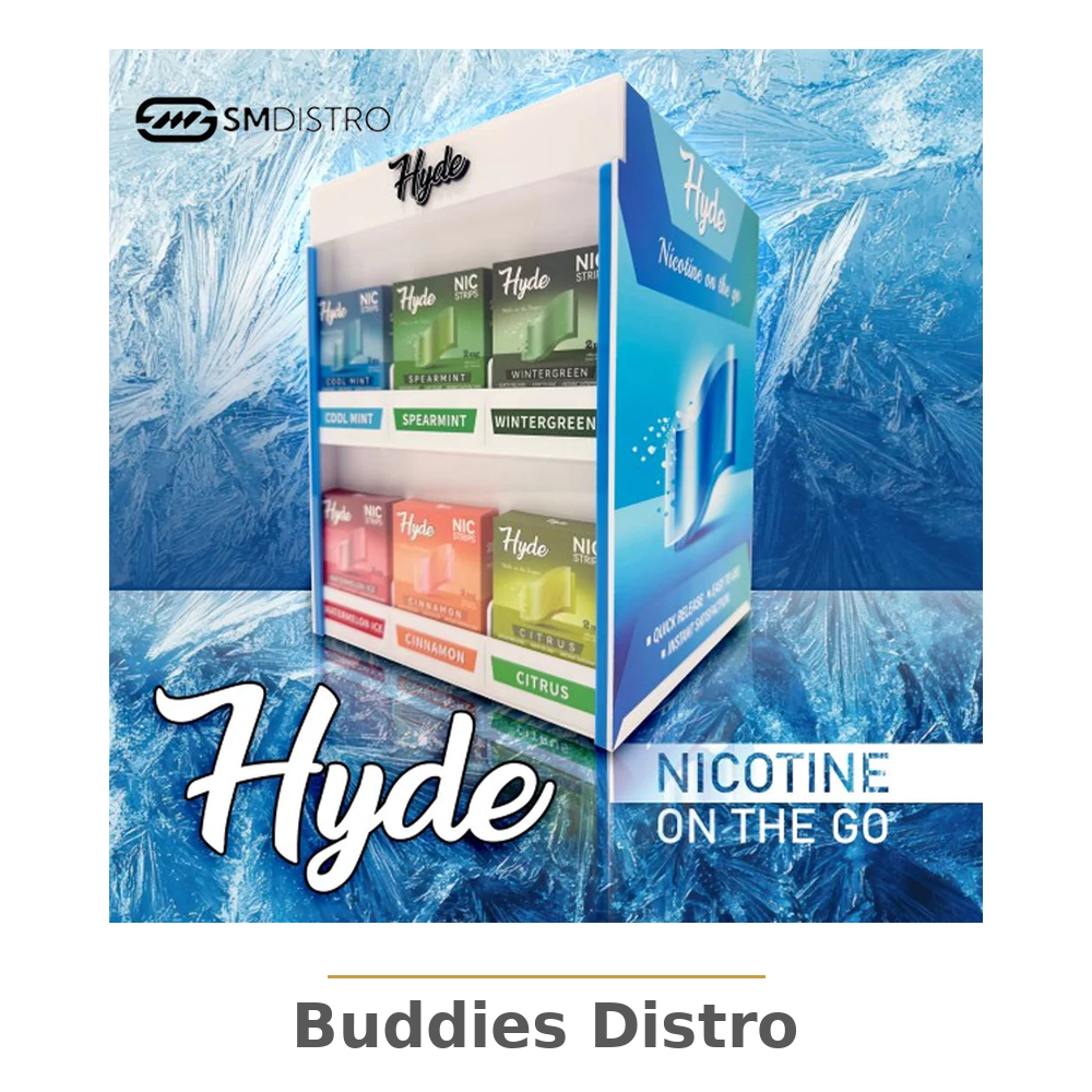 HYDE NIC STRIP DISP 30CT