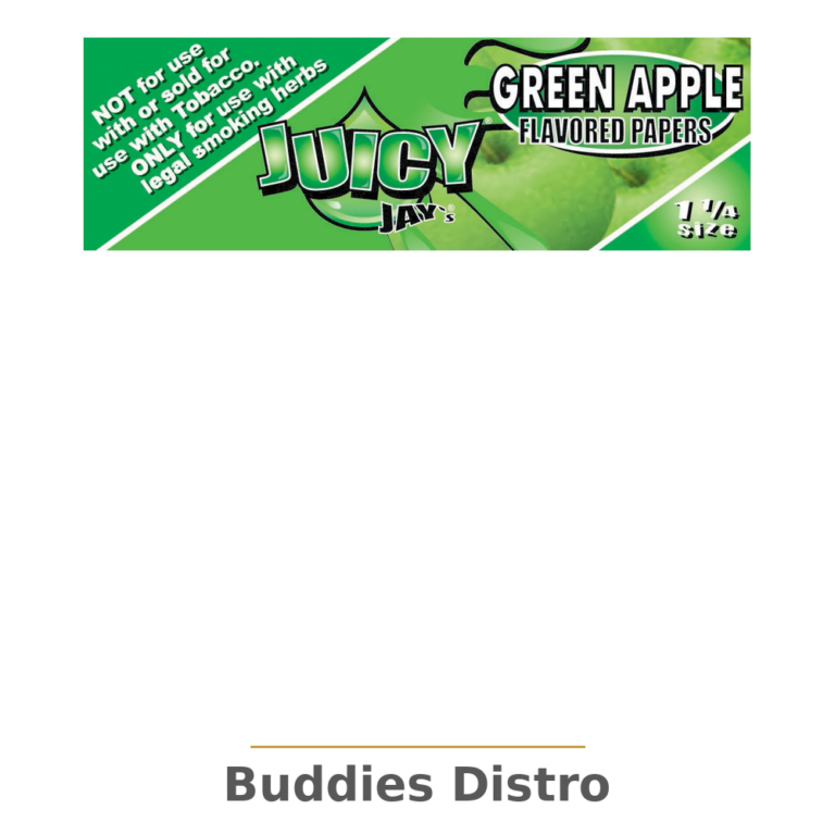 JUICY JAY HEMP 1 1/4 GREEN APP
