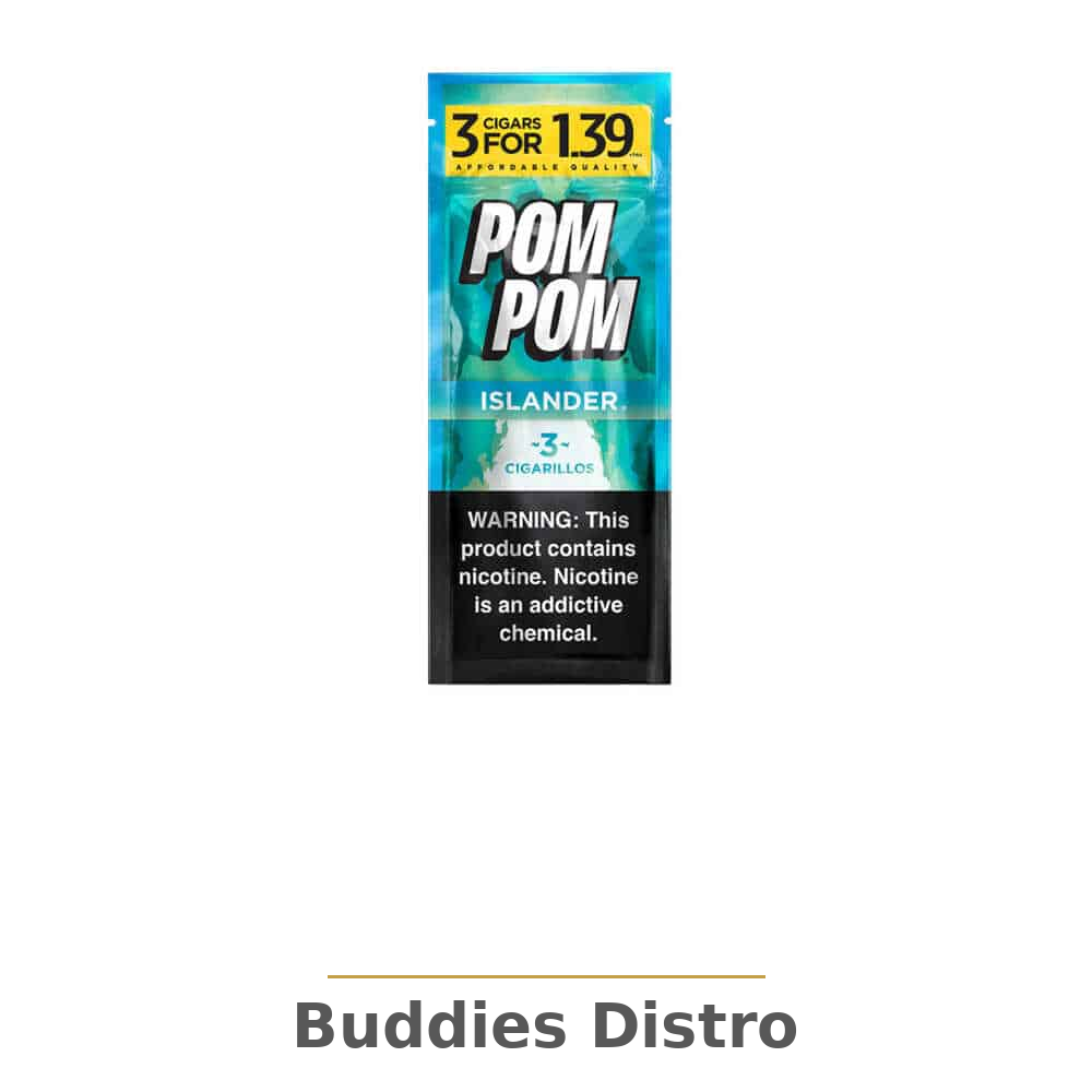 POM POM ISLANDE 3/$1.39 15/3PK