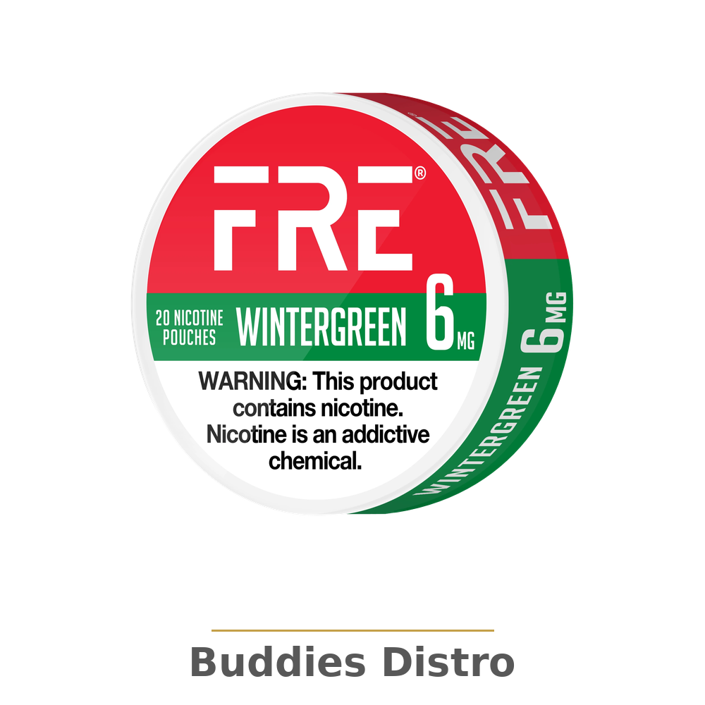 FRE NIC WINTERGREEN 6MG POUCH