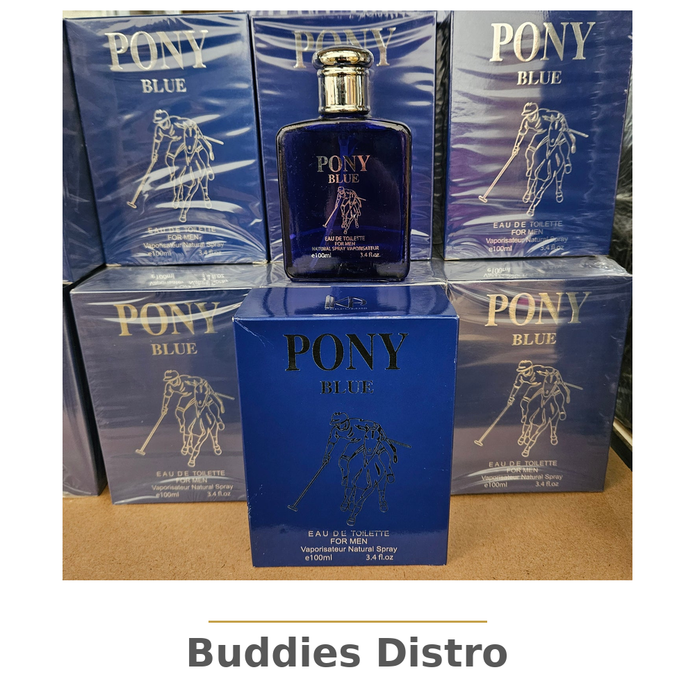 PONY BLUE PERFUME 3.4 OZ