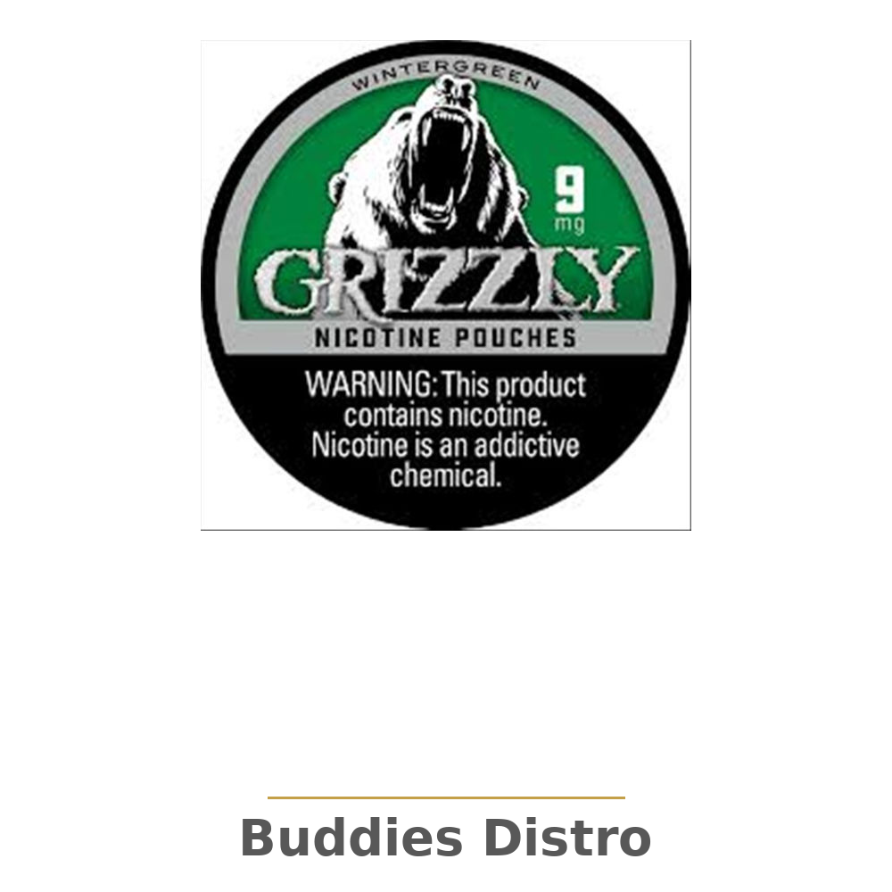 GRIZZLY NIC 6 MG WINTERGREEN