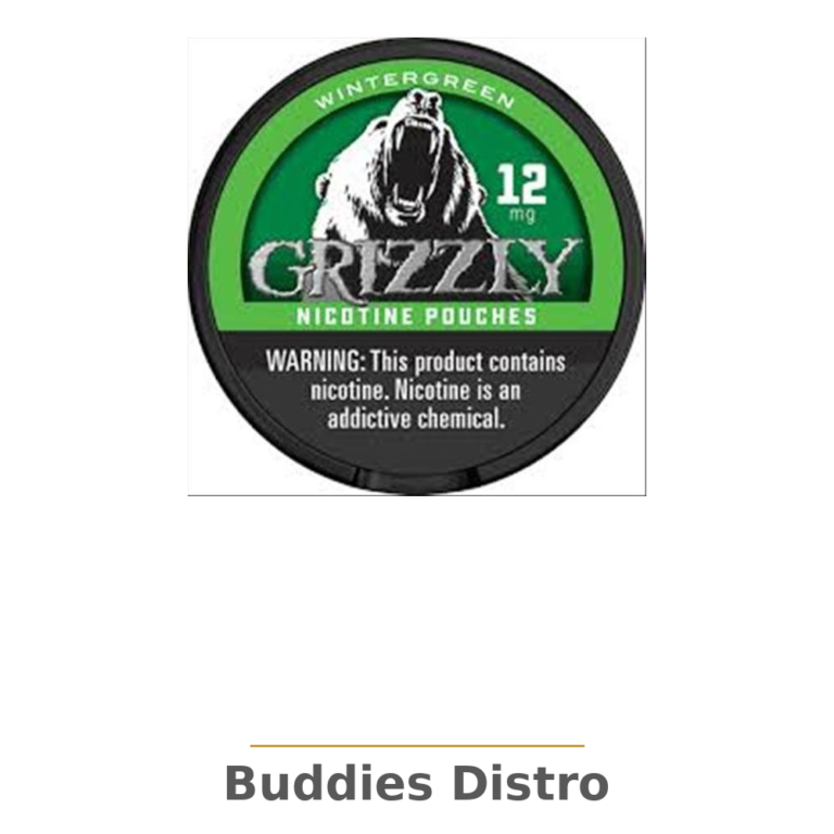 GRIZZLY NIC 12 MG WINTERGREEN