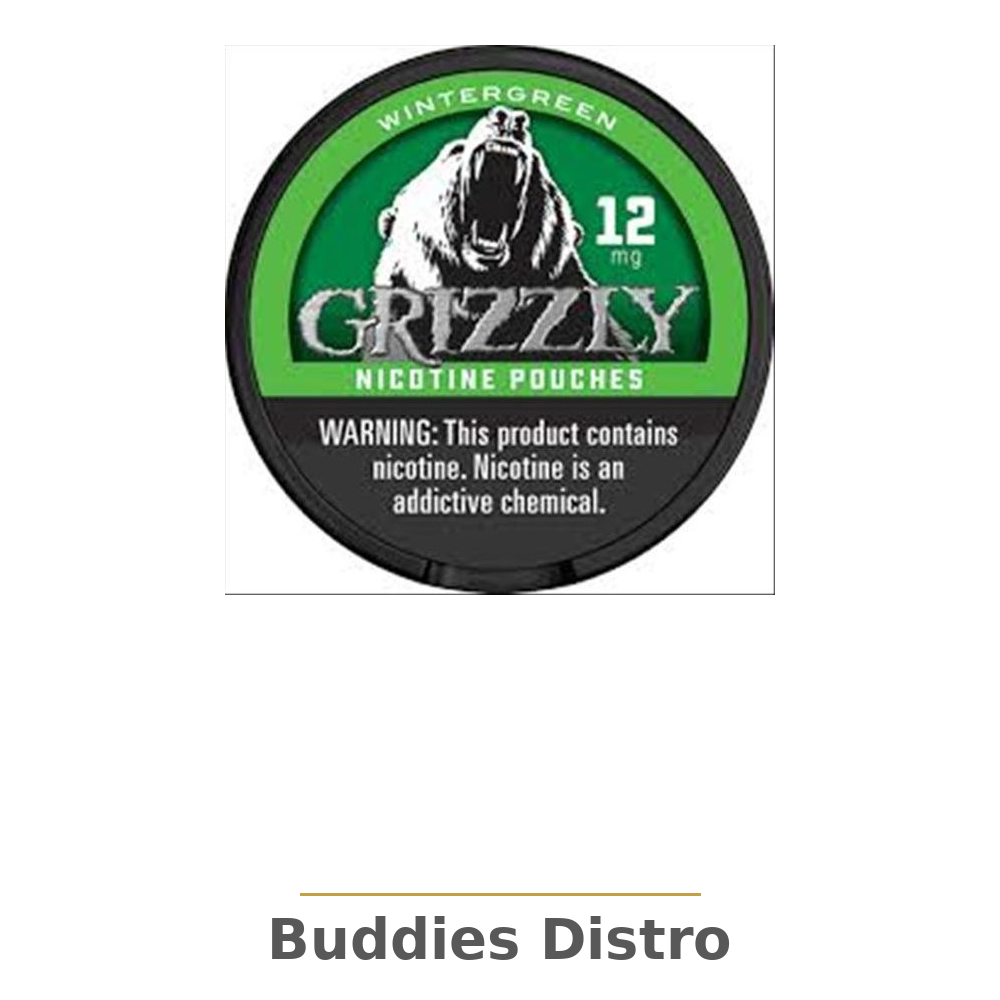 GRIZZLY NIC 12 MG WINTERGREEN